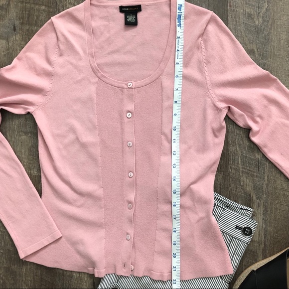 BCBG MaxAzria Pink Cardigan Sweater - Picture 4 of 8